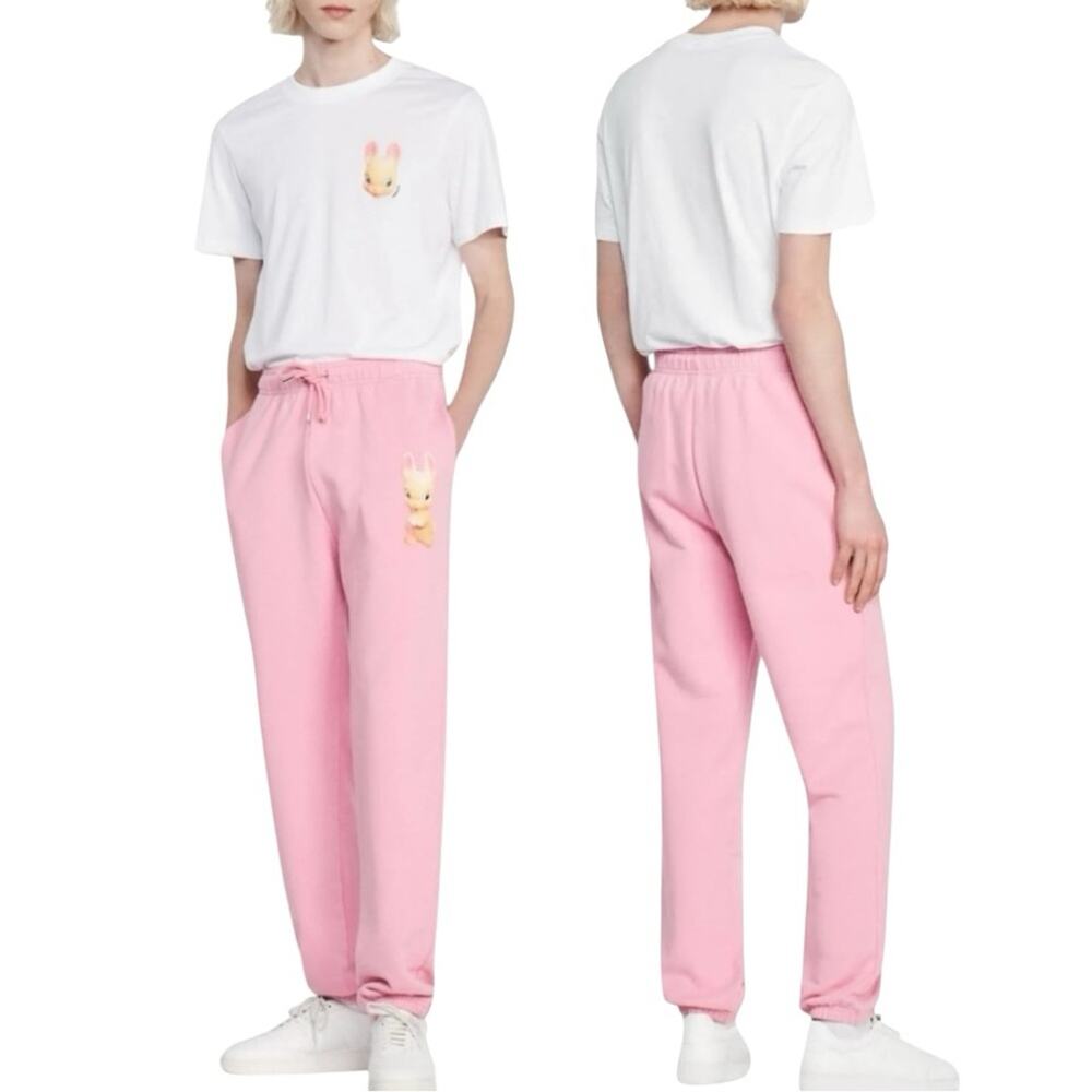 Sandro Paris Bunny Jogging Bottoms Size Medium NWT